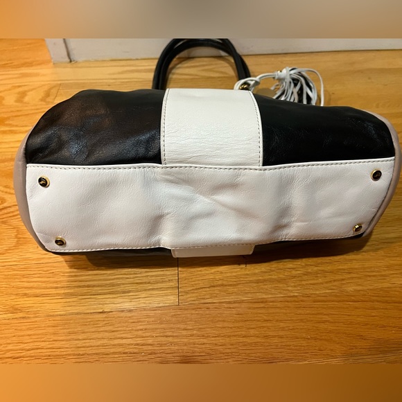 Vintage Koret Purse Handbag Tri color Black/White/Gray - Picture 4 of 7